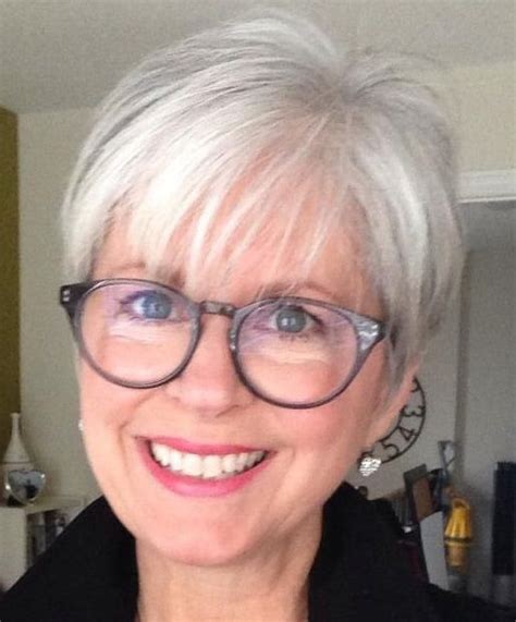 191 Best Images About Short Hair And Glasses On Pinterest Short Grey Hair Grey Hair And Glasses