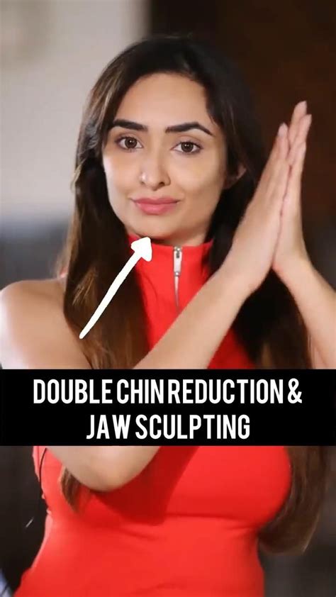 double chin reduction jaw sculpting face yoga facial massage routine face yoga facial exercises