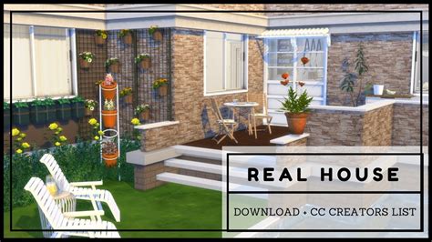 Sims 4 Real House 1 Bedroom 1 Bathroom Download Cc Creators