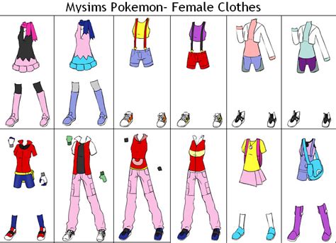 Most of the world's most beautiful women make medium pokemon x and y unlock female hairstyles an integral part of their personal image. MySims Pokemon- Female Clothes by Emikodo on DeviantArt