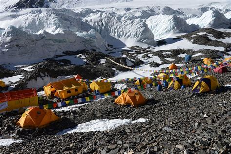 31 Expedition Tents At Mount Everest North Face Advanced Base Camp