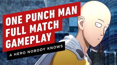One Punch Man A Hero Nobody Knows видео трейлеры стримы видеообзоры игровые ролики