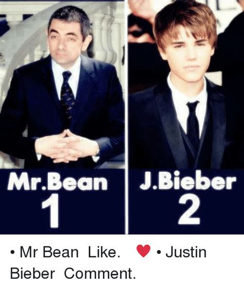 Mbean Jbieber Mr Bean Bieber 1 Mr Bean Like ♥ Justin Bieber