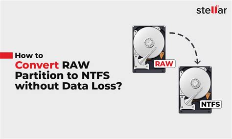 Method To Convert Raw Partition To NTFS Without Data Loss