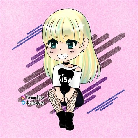 Blackpink Lisa Chibi Fanart Blackpink Blackpinkfanart Blackpinkchibi