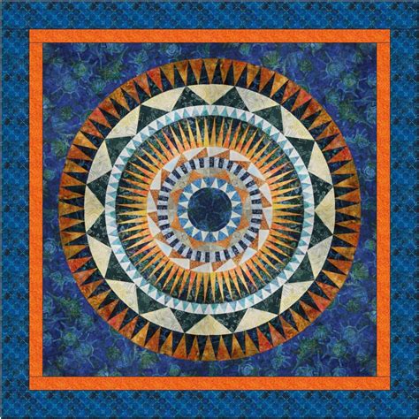 Mandala Quilt Pattern New York Beauty Mandala B