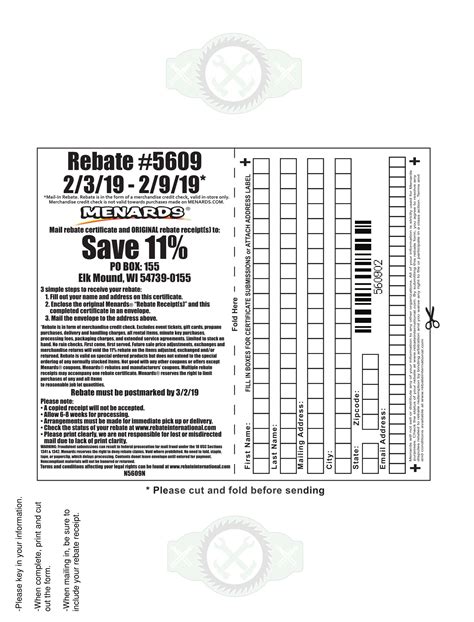 11 Menards Rebate 2023