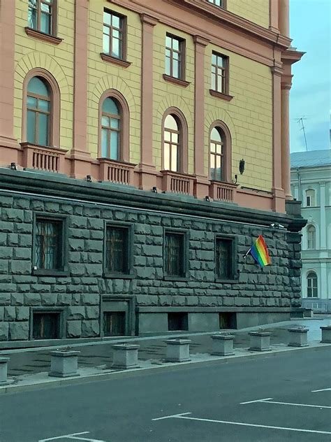 X Soviet On Twitter For Putins Birthday Pussy Riot Members Put Up Rainbow Flags On The