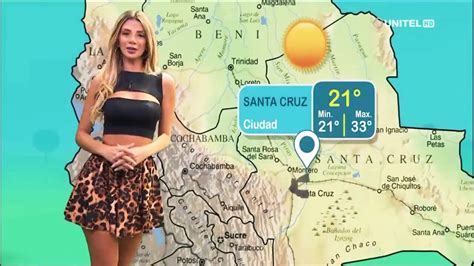 Anabel Angus Presentando El Clima Bolivia Sexy Beautiful Youtube