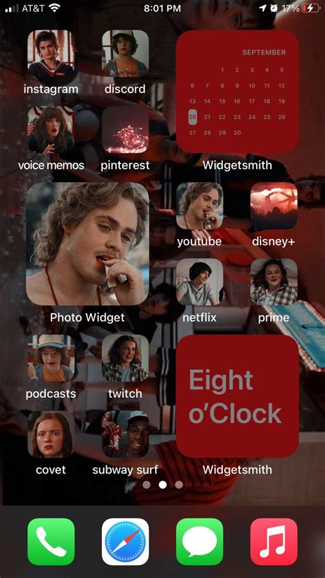 Stranger Things Themed Ios 14 Home Screen By Zoejo On Instagram