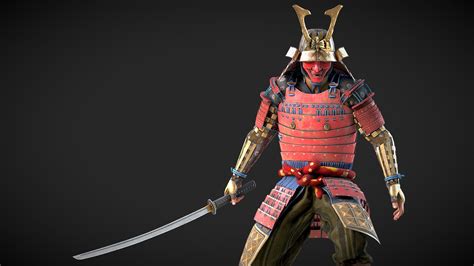 Samurai 3d Model By Shahmax Shahmax A6643ff Sketchfab