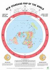 Pictures of Flat Earth Map