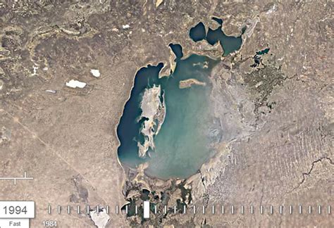 Google yayınladı Aral Gölü 36 yıl içinde bu hale geldi Teknoloji