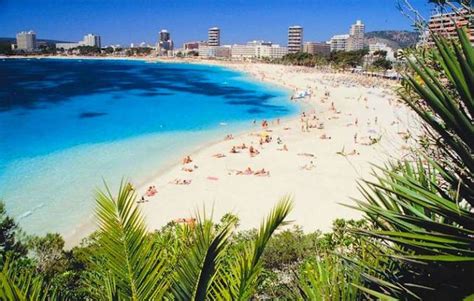 La Playa De Magaluf En Mallorca