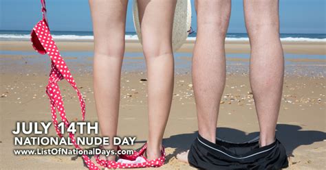 National Nude Day List Of National Days