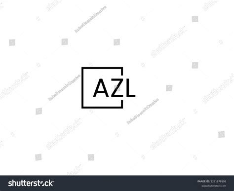 Azl Letter Initial Logo Design Vector Stock Vector Royalty Free Shutterstock