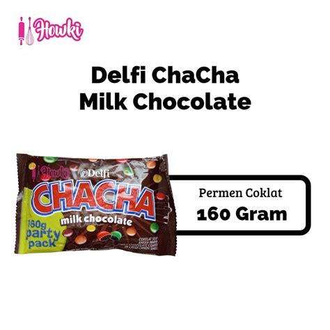 Jual Delfi Chacha Milk Chocolate 160gr Shopee Indonesia