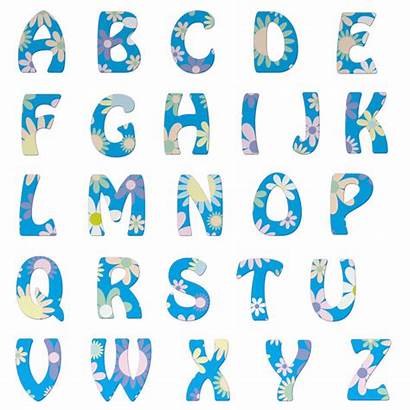 Alphabet Floral Alphabets Letters Transparent Abc Background