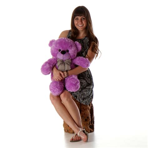 Deedee Cuddles 30 Lilac Jumbo Plush Teddy Bear Giant Teddy Bear