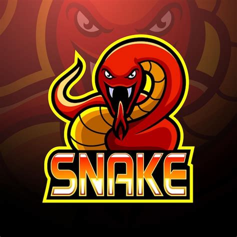 Premium Vector Snake Esport Logo Mascot Design