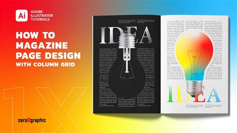 How To Create Magazine Page Layout Design With Column Grid In Adobe
