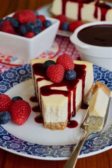 New York Cheesecake Berry Coulis Cheesecake Berry Cheesecake Recipes