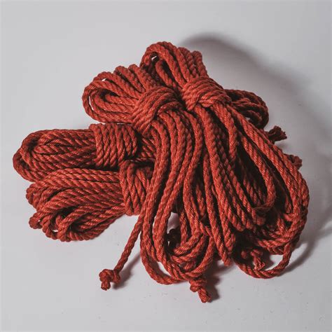 Red Jute Rope Treated 6mm Anatomie Rope Shop