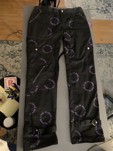 Vlone Vlone Bondage Pants Purple Grailed