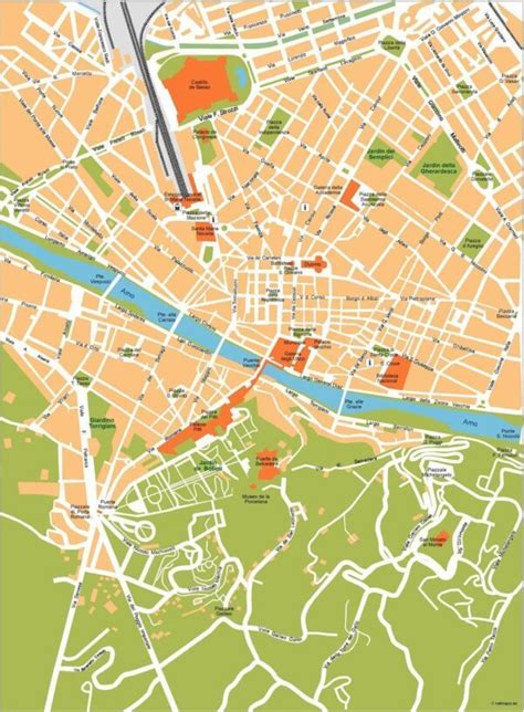 Florence Vector Map Digital Maps ©netmaps Uk