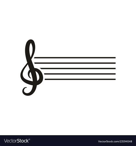 Music Note Logo Design Inspiration Royalty Free Vector Image