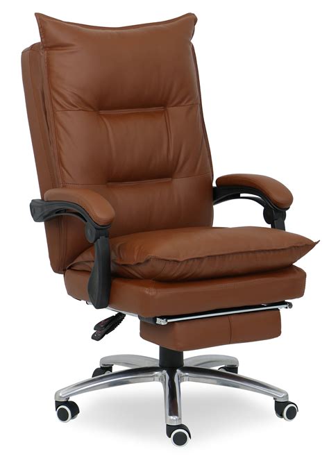 10 best computer chair recliners of september 2020. Deluxe Pu Executive Office Chair (Brown) | Furniture & Home Décor | FortyTwo