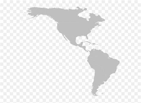 Map Of America Png North And South America Map Transparent Png
