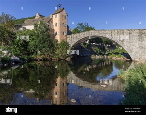 Le Pont De Montvert River Tarn Banque De Photographies Et Dimages à