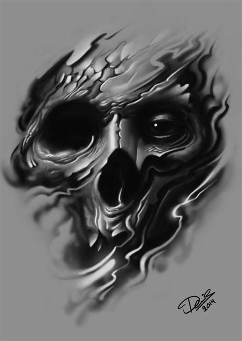 Abstract Skull By Disse86 Skull Skull Artwork Evil Skull Tattoo