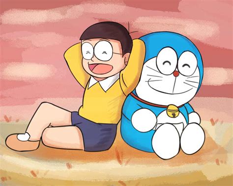 Gambar Kartun Doraemon Dan Nobita Chords Imagesee