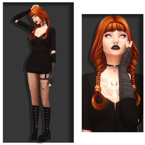 Gothic Sims 4 Characters Sims 4 Sims 4 Mods