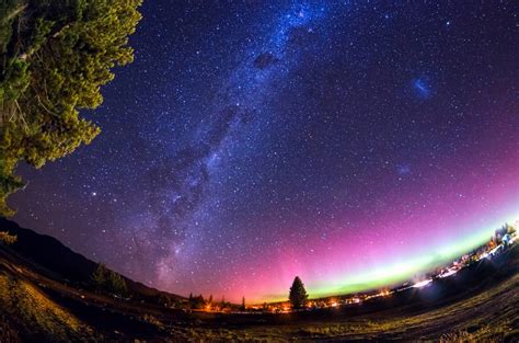 Southern Milky Way And Aurora Australis Sky And Telescope