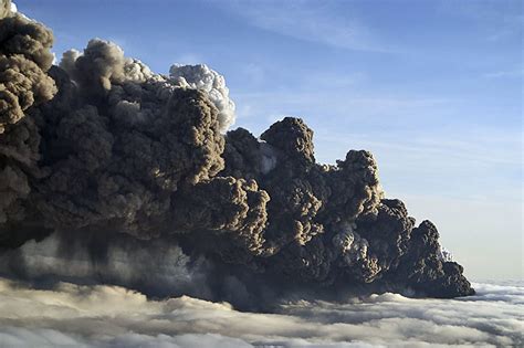 Photo Of The Day By Marcofulle Ash Clouds From The Eruption Site Of