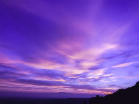Purple Sky At Dusk Free Image Download
