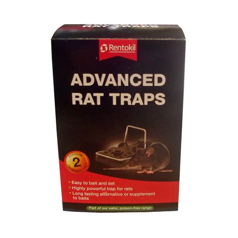 Rentokil Advanced Rat Traps Pack Of 2 Homebase