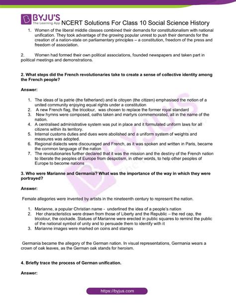 Ncert Solutions For Class 10 History Social Science Chapter 1 Rise Of