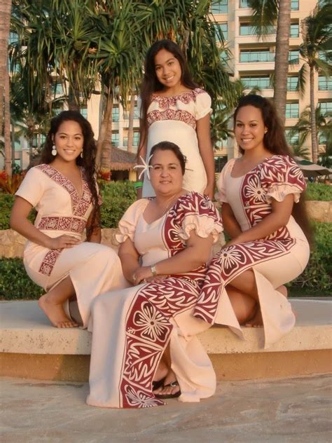 Pretty Polynesian Dress Island Fashion Samoan Dress