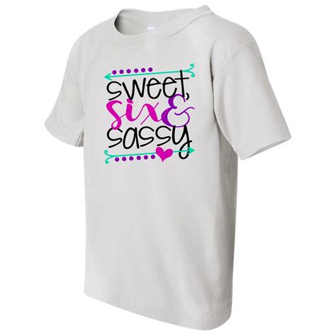 Vinyl Boutique Shop Sweet Six And Sassy Kids Funny T Shirt