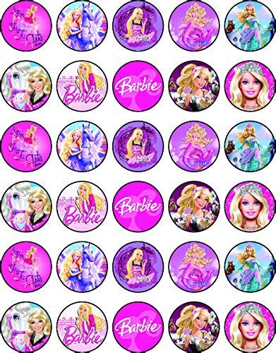 Amazon X Edible Cupcake Toppers Themed Of Barbi Collection Of