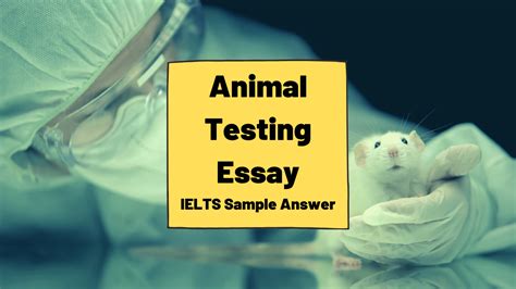 Animal Testing Essay Ted Ielts