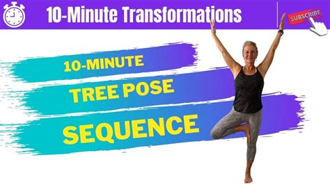 Tree Pose Sequence Vrikshasana 10 Minute Yoga For Balance Youtube