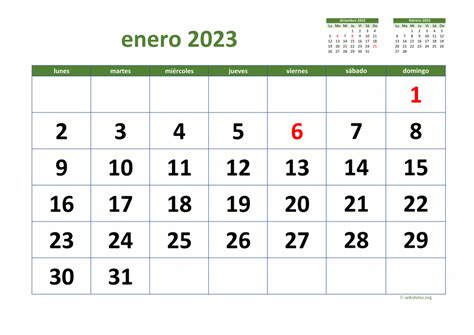 Calendario Enero 2023 Cdmx Meaning Imagesee