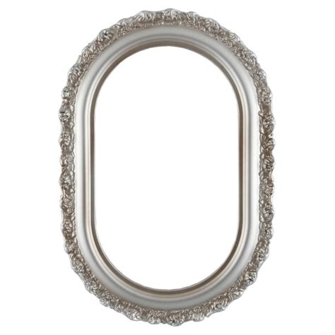 Venice Oval Picture Frame Silver Shade Victorian Frames