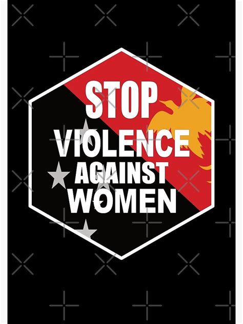 Stop Violence Against Women Papua New Guinea Art Print By Png