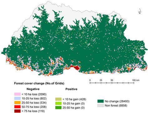Fig S1 Forest Cover Change In Bhutan 1930 1977 Download Scientific